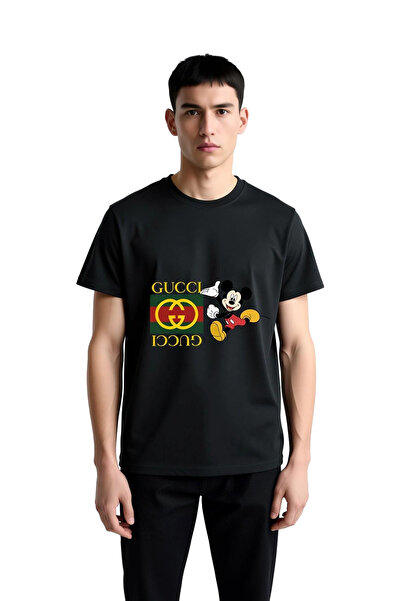 PayBuy Men's Graphic Printed Short Sleeve T-Shirt 100% Cotton Relaxed Fit Cas...