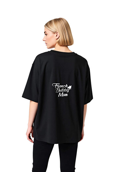 PayBuy Dog Mom Vintage Message Printed Women's Oversize T-Shirt