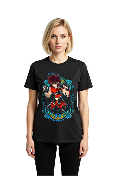 PayBuy Tricou cu mânecă scurtă imprimat cu personaje anime pentru femei, desi...