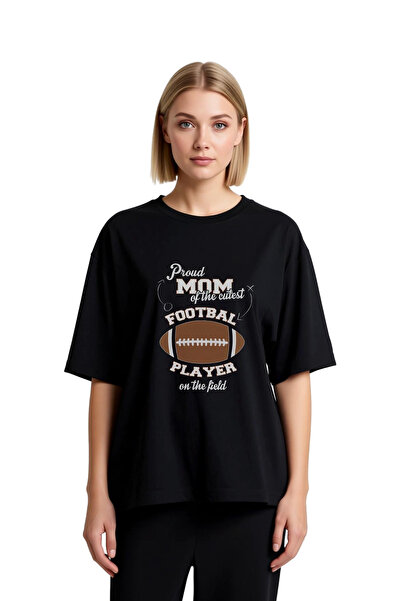 PayBuy Tricou cu mânecă scurtă cu imprimeu pentru femei, supradimensionat, cu...