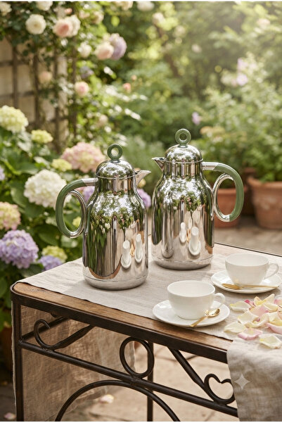 Generic Trams Hospitality Tea & Coffee Set Plastic & Glass Inside 1+1 Ltr Lux...