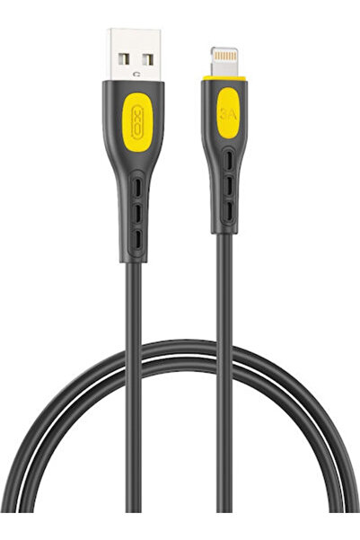 Xo Καλώδιο USB-A σε Lightning Μαύρο 1μ (16.005.0341)