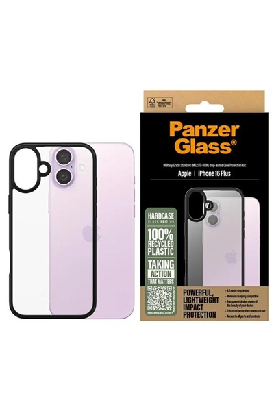 CARE by PanzerGlass® PanzerGlass HardCase iPhone 16 Plus 6.7 " μαύρο 1297