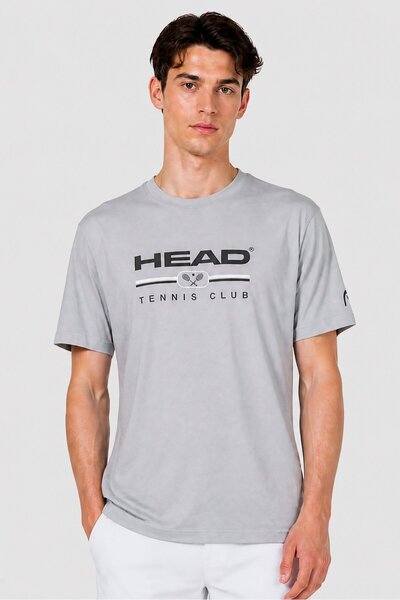Head Men Sportswear Fit Short Sleeve Outdoor T-Shirt, Light Grey