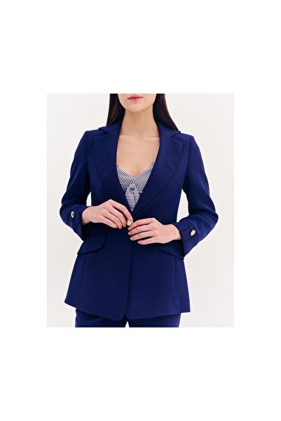 Forel Σακάκι Mεσάτο με Bάτες Μπλέ