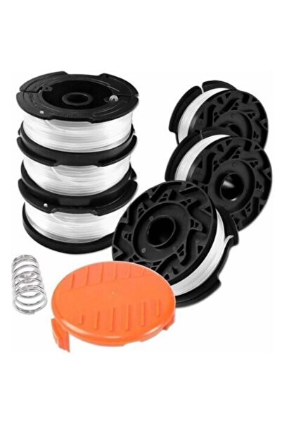 STARSTAR 6 spools + cap + spring for Black & Decker mowers.