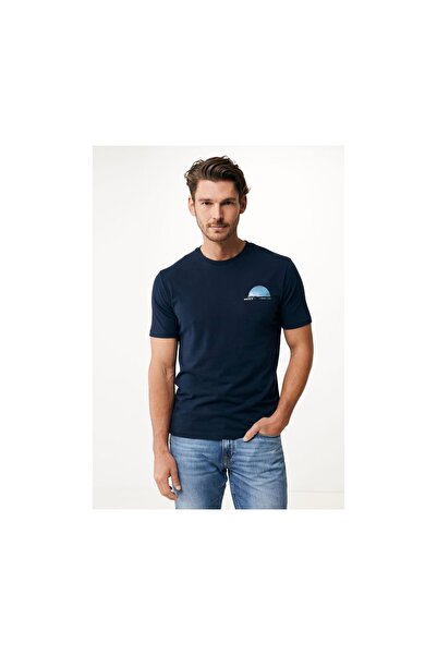 MEXX Fashion Ανδρικό T-shirt Κοντομάνικο Mπλέ Σκούρο