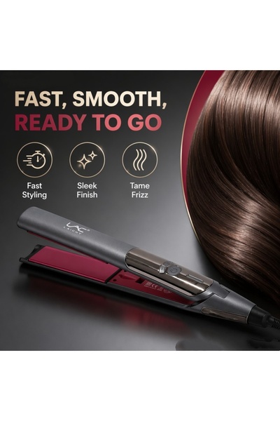 Generic Brand Professional Wide Plate Hair Straightener, Digital Display Cera...