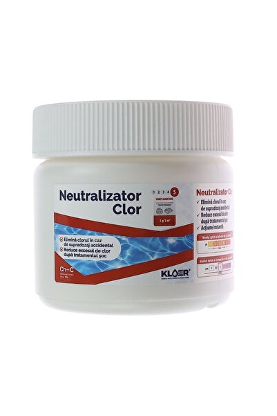 KLOER Reducator clor piscina Kloer, neutralizator clor solid pe baza de tiosu...