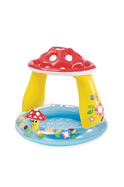 Intex Piscina gonflabila copii Intex, cu umbrar tip ciuperca, rotunda, 102x89...