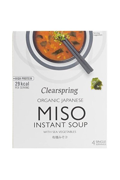 Clearspring Organic Japanese Instant Miso Soup with Sea Vegetables - High Pro...