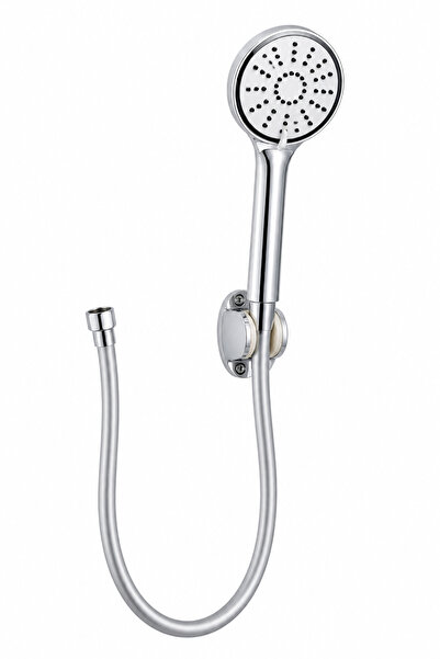 Flextail 3 Fonksiyonlu Krom Duş Başlığı 150 cm Esnek Dayanıklı PVC Hortumlu M...