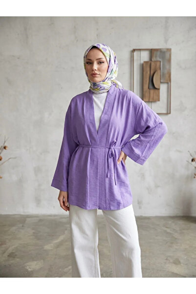 Naknaku Strawberry Cardigan-Lilac