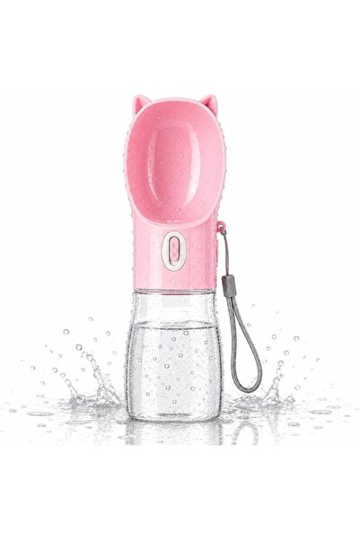 STARSTAR Pink pet water bottle, 6.5 x 6.5 x 26 cm