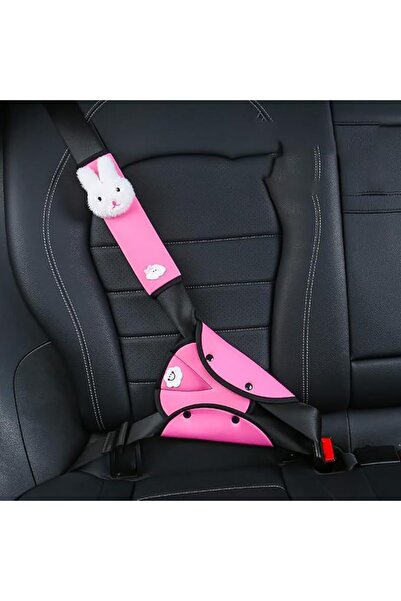 ALMEKAQUZ 2PCS Seatbelt Cover Cushion and Seatbelt Adjuster,Children's Car Se...