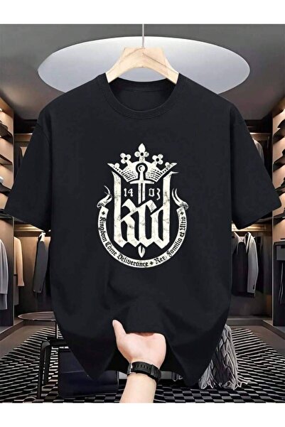 2BIR Men's Graphic Print Crew Neck T-Shirt, Official Kingdom Come Deliverance...