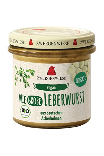 Zwergenwiese Cremă vegană întregibilă Leberwurst bio, 135g