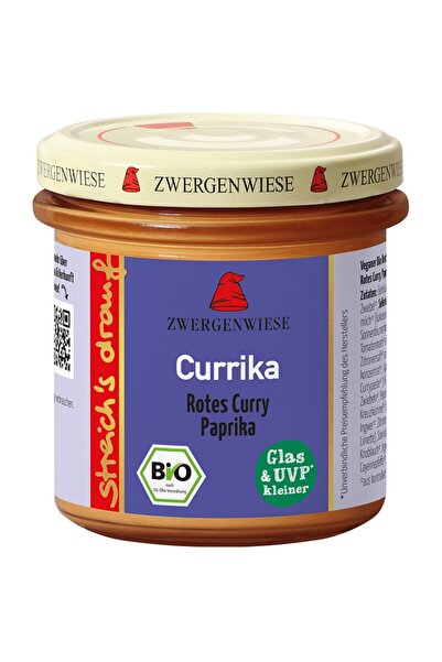 Zwergenwiese Pasta tartinabila cu ardei si curry fara gluten,