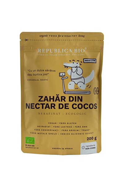 Republica BIO Zahăr pur organic din nectar de cocos, 200g