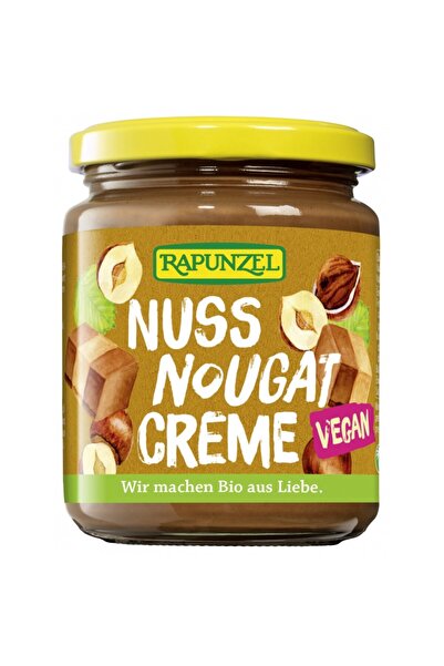 Rapunzel Cremă organică de nuga și alune de pădure, 250g