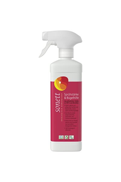 Sonett Soluție ecologică pe bază de amidon pentru călcat haine, 500ml