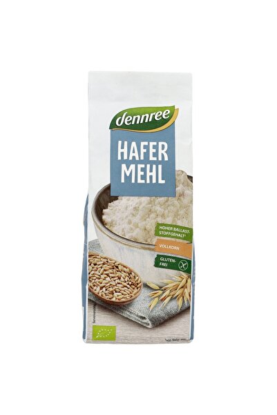 Dennree Făină integrală de ovăz, fără gluten, bio, 400g