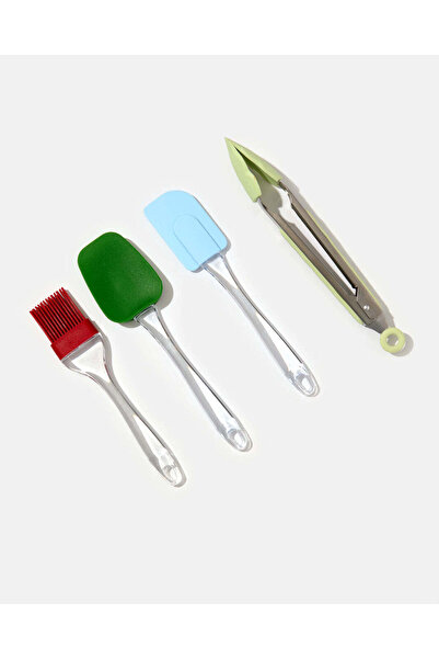 REDTAG Assorted Silicone Utensil Set (4 Piece)