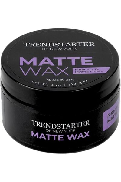 TRENDstarter - MATTE WAX (4oz) - Firm Hold - Matte Finish - Mens Hair Product...