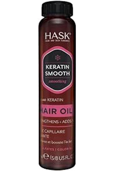 HASK Keratin Smoothing Hair Oil, 18 Ml