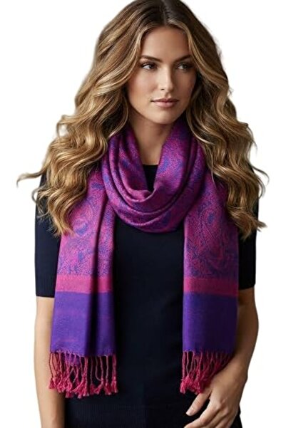 GENERAL PASKMLNA womens Paisley Pashmina Pashmina Shawl