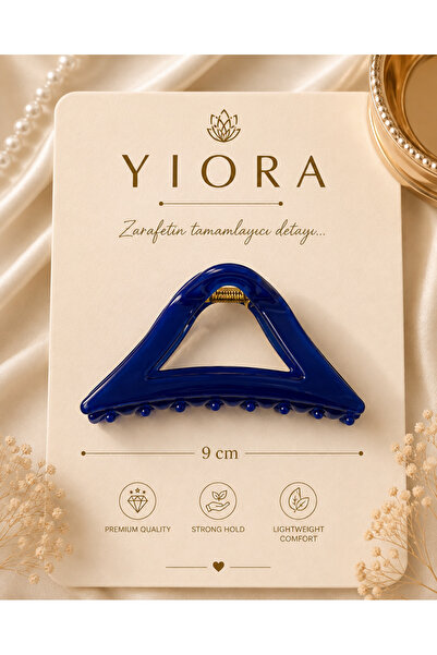 yiora مشبك مثلث الشكل من الأسيتات عالي الجودة مستورد، قوي التثبيت/مضاد للانزل...