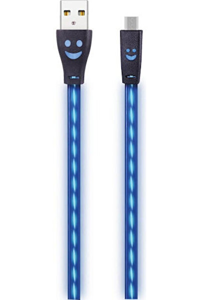 2go Καλώδιο USB 2.0 σε micro USB, κανονικό, 1μ, Μπλε (795535)