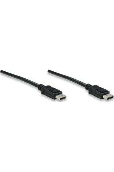 Techly Καλώδιο DisplayPort αρσενικό - DisplayPort αρσενικό 0,5μ Μαύρο (ICOC-D...