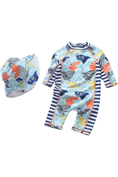 YOBER Baby Boys Kids Swimsuit One Piece Toddlers Zipper Bathing Suit Swimwear...