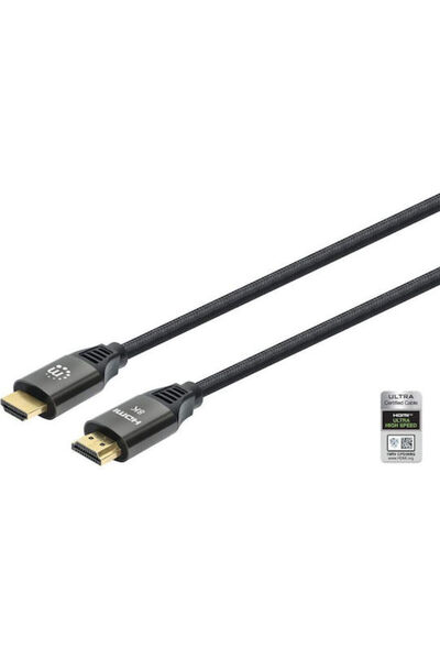 MANHATTAN Καλώδιο HDMI Αρσενικό σε Αρσενικό 3μ Μαύρο Κωδικός: 355957