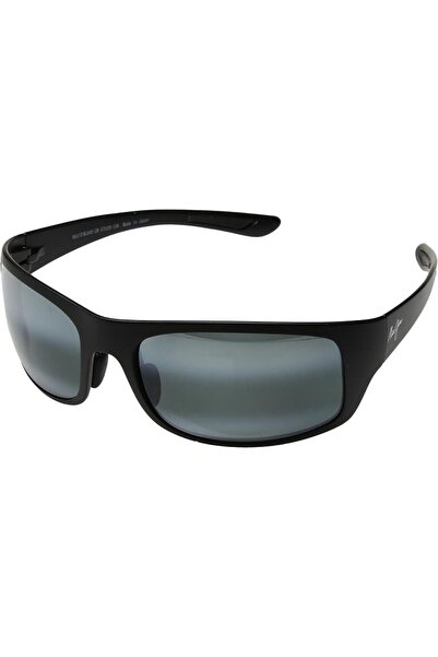 Maui Jim نظارات شمسية نسائية كبيرة الحجم بتصميم مموج