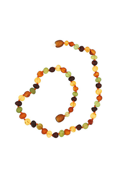Tienda Elegante Baby Damla Amber Teeth Necklace