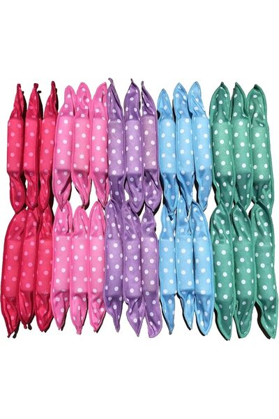Dababell 40 Soft Heatless Hair Curlers - Large Overnight Pillow Sponge Roller...