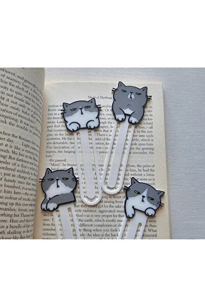 Pernator Tatlı Kedi Tasarımlı Kitap Ayracı