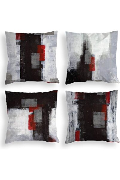 COLORPAPA Blue Throw Pillow Covers 18x18 Set of 4 Decorative Cushion Cover Gr...