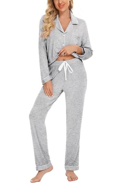 GENERAL Leikar womens Button Up Pajamas for Women Button Up Pajamas for Women