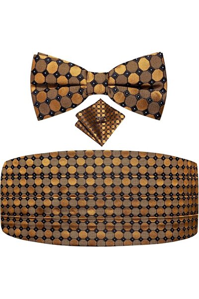 Dubulle Mens Paisely Silk Tie for Men Necktie and Pocket Square Set