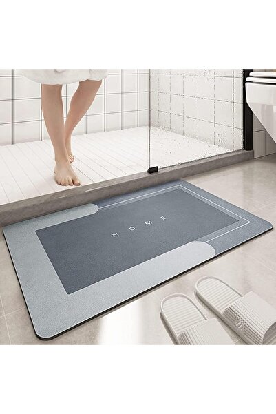 THMINS U-Shaped Toilet Bath Mat Sets 3 Piece, Non Slip, Extra Absorbent, Bath...