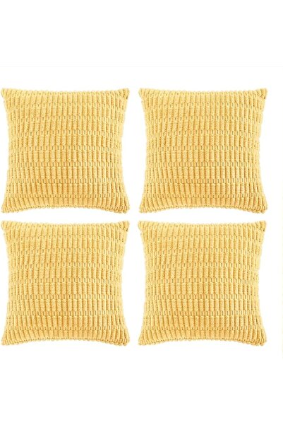 Fancy Homi 4 Packs Boho Fall Decorative Throw Pillow Covers 18x18 Inch for Li...