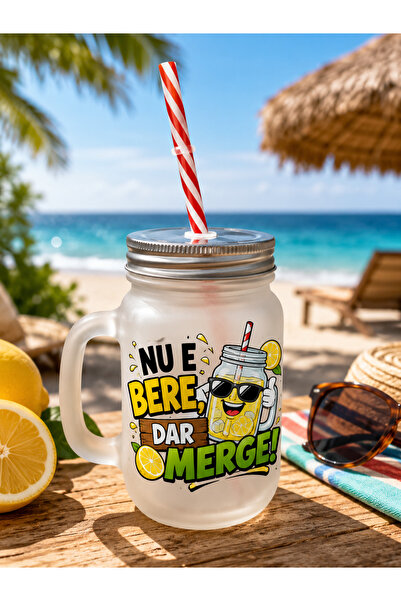 Arka9 Halbă pentru limonadă 400 ml – „Nu e bere, dar merge!”