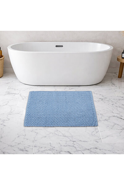 Cannon Micro-Chenille Bath Mat 60x90 cm – 1500 GSM, Soft & Absorbent, Light Blue