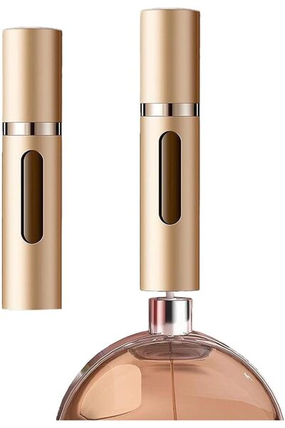 ULHYCE زجاجة عطر قابلة لإعادة التعبئة، بخاخ عطر محمول صغير فارغ سعة 8 مل، مان...