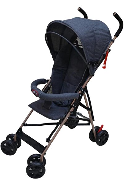 Smrynan Leather SMR-213 Lightweight Easy Folding Travel Stroller (Blue)