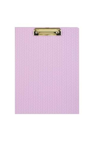 OEM A4 Lilac PU Clipboard with Patterned and Block - 30 Sheets