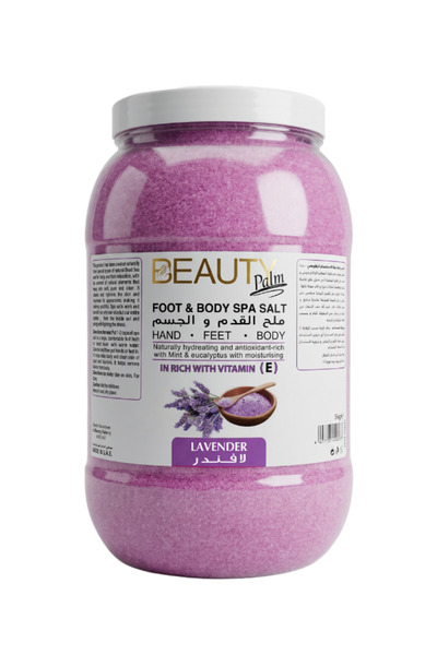 Beauty Palm Foot & Body Spa Salt 5kg - Lavender, Fine